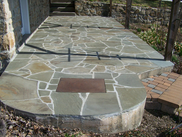 for easy flagstone patios